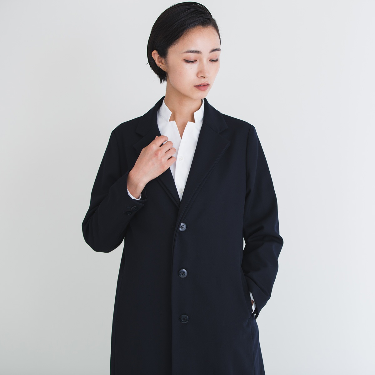 二重ラペルコート / Double Lapel Coat