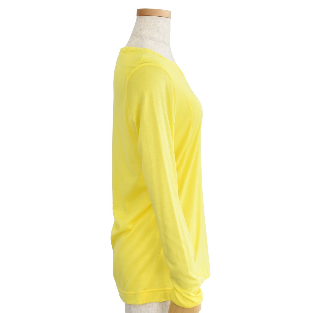 変り衿ぐり長袖Ｔ－天竺