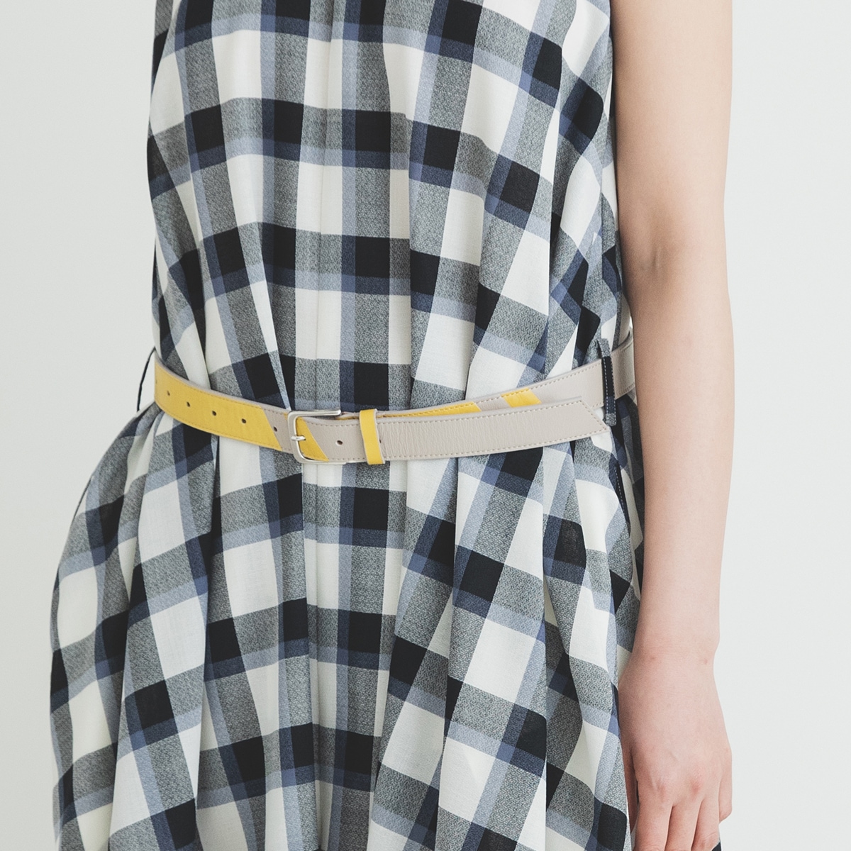 配色ストライプベルト / Color Blocked Stripe Belt