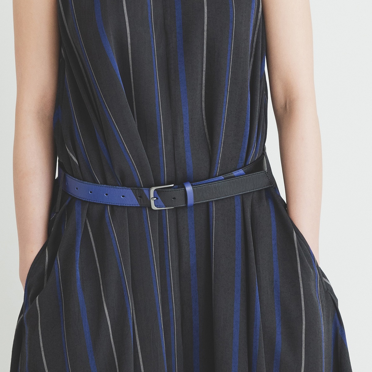 配色ストライプベルト / Color Blocked Stripe Belt