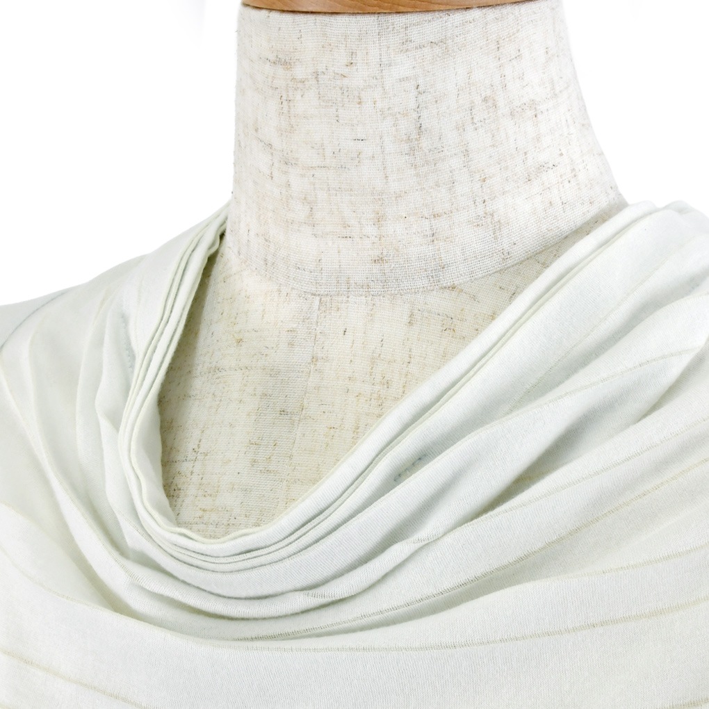 衿ぐりプリーツB-透かしボーダー