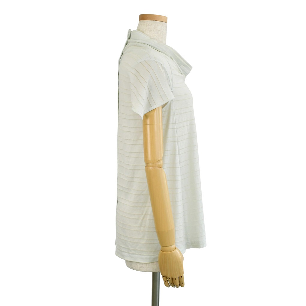 衿ぐりプリーツB-透かしボーダー