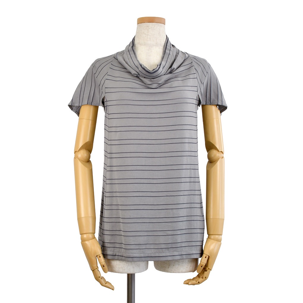 衿ぐりプリーツB-透かしボーダー