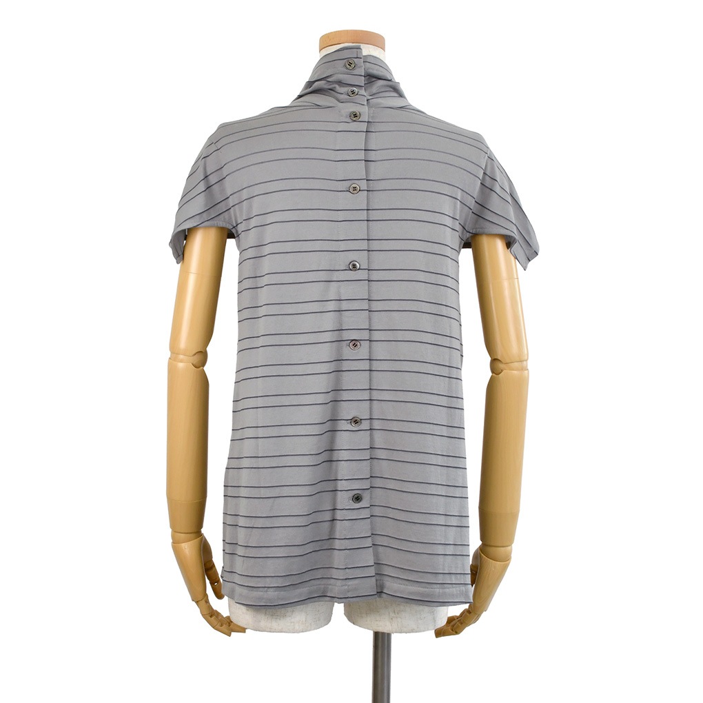 衿ぐりプリーツB-透かしボーダー