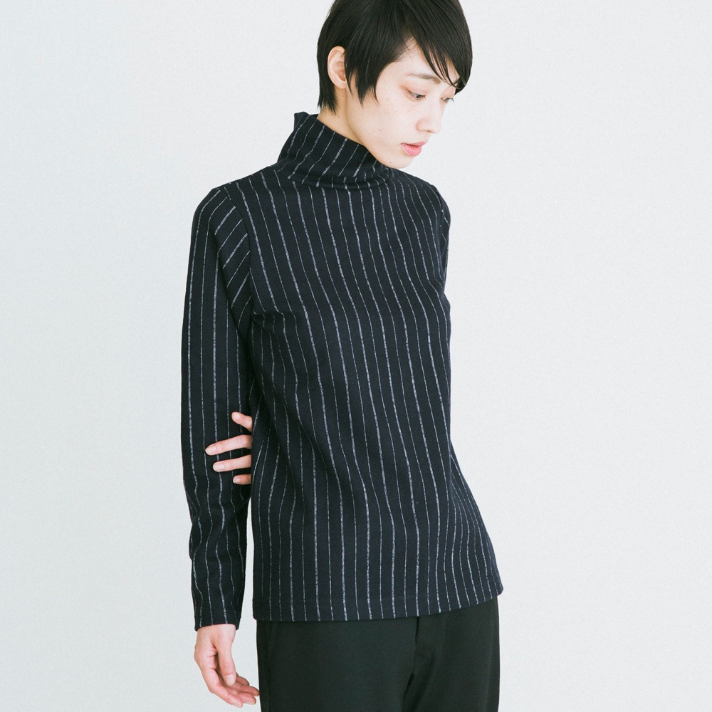 RmA さん　CELINE ストライプ ハイネックシャツ RmA さん CELINE ストライプ ハイネックシャツ｜RmA さん CELINE