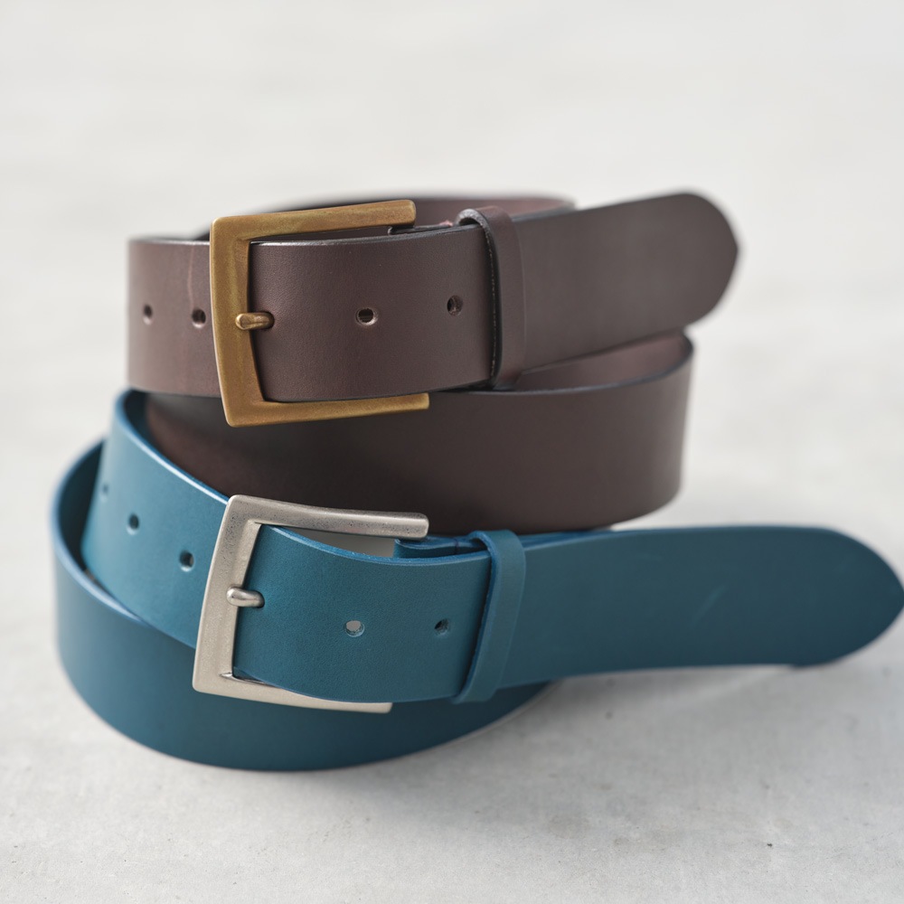 スクエアバックルベルト/ square buckle belt