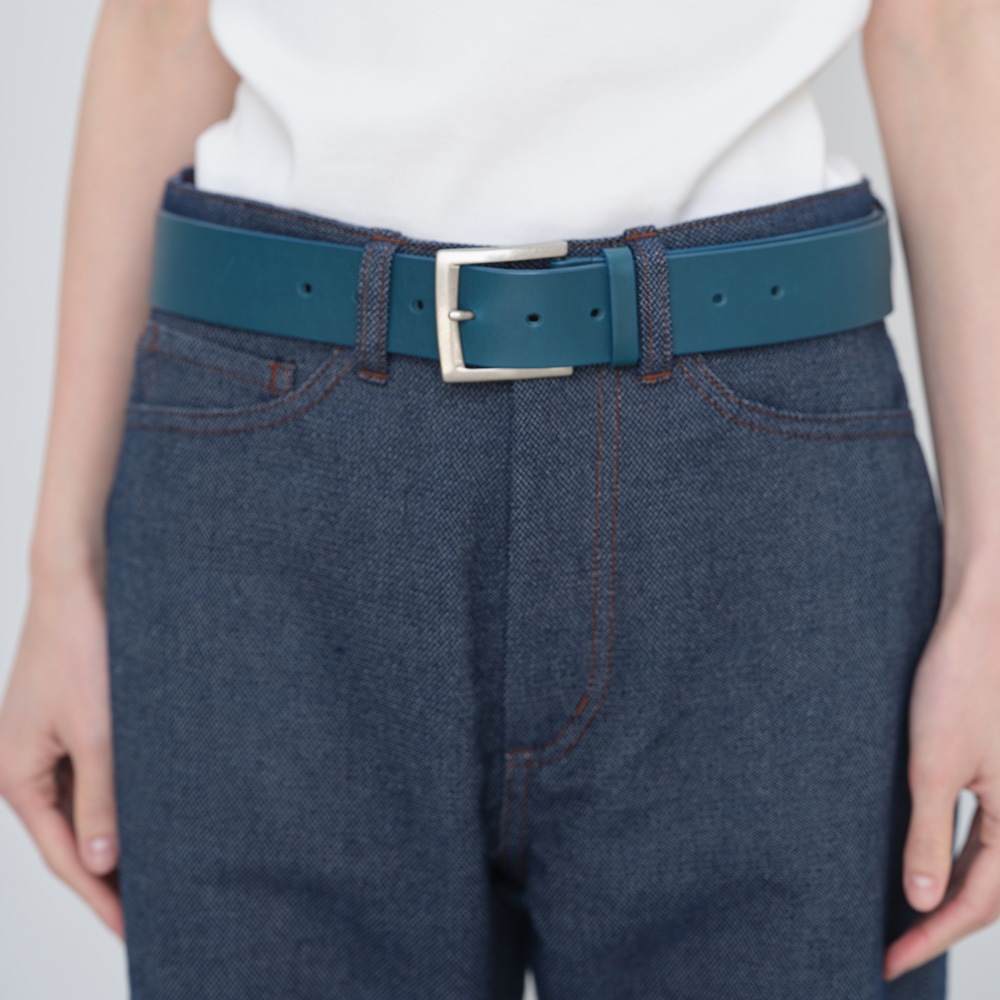 スクエアバックルベルト/ square buckle belt