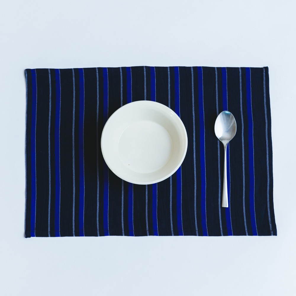 mono no matohu<ランチョンマット>ーリネンストライプ