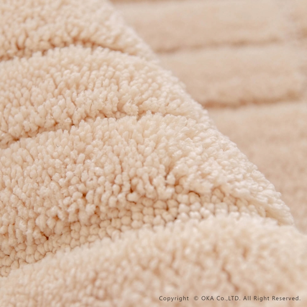 クリュム バスマット 約45cm×65cm （ 洗える お風呂マット シンプル