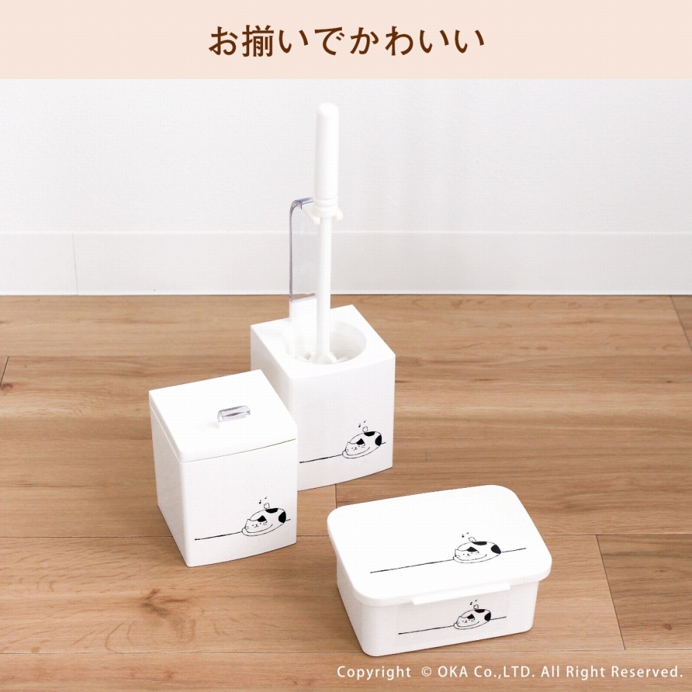 なごみねこ コーナーポット ( サニタリーボックス 小物入れ ) 通販 なごみねこ コーナーポット ( サニタリーボックス 小物入れ ) 通販