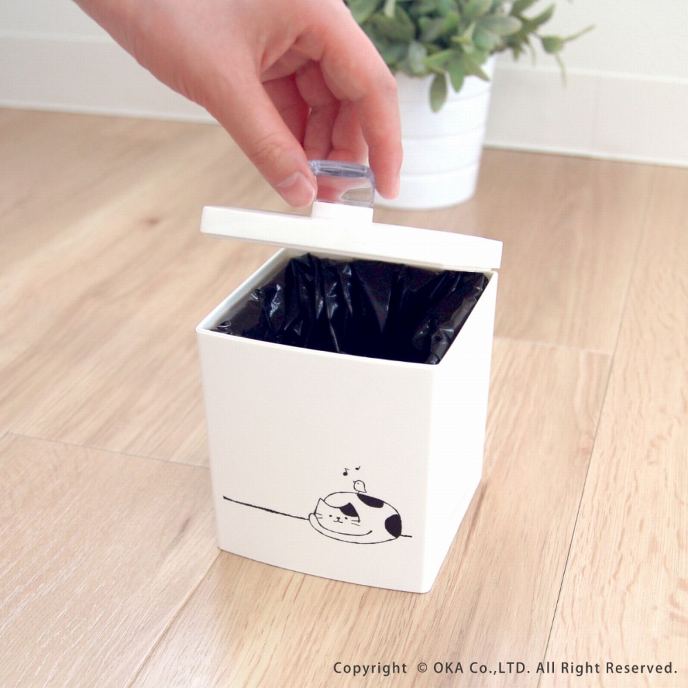 なごみねこ コーナーポット （ サニタリーボックス 小物入れ ） 通販