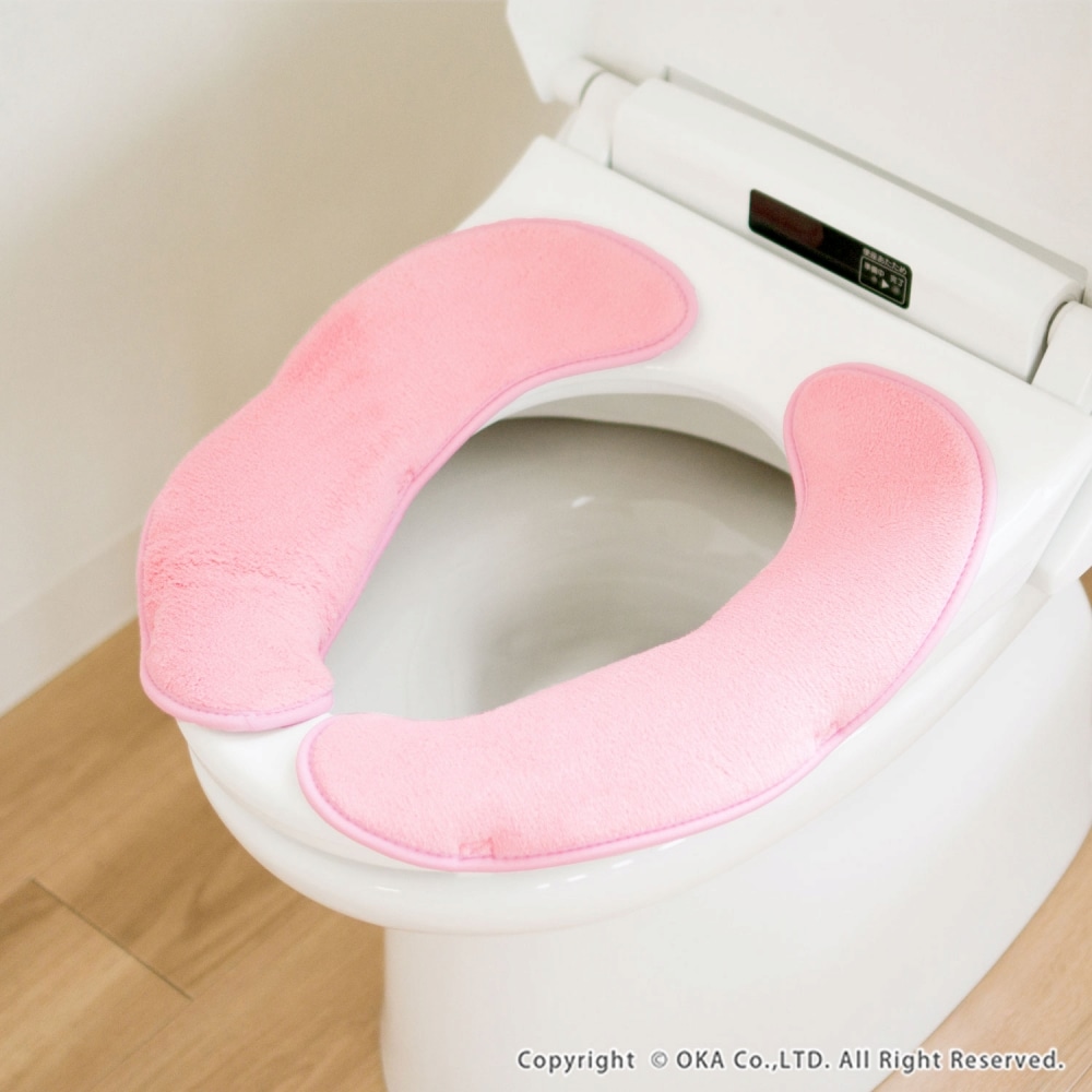 天使の便座 便座クッション （ 洗える マジックテープ取付 あたたかい