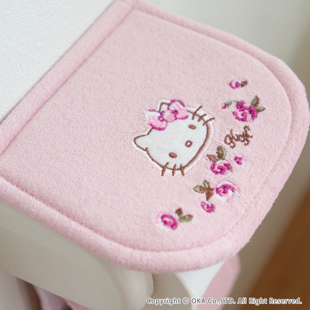 ハローキティ グレース ペーパーホルダーカバー （ 洗える 紙巻器