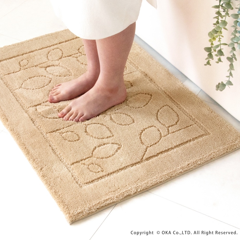 Hermès ベージュ バスマット Hermès ベージュ バスマット バス・洗面所用品