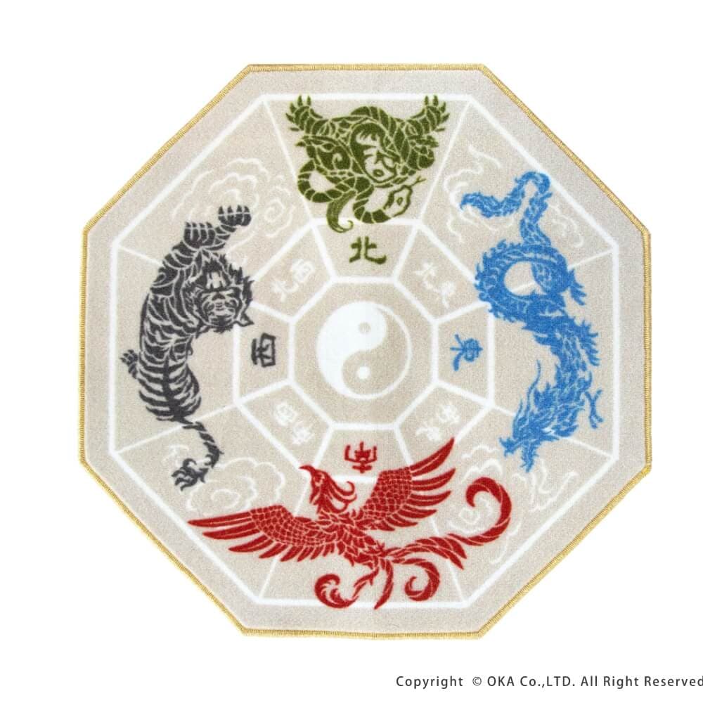風水 マット （ 日本製 ラグ 洗える 八角形 開運 家相 リビング ) 通販