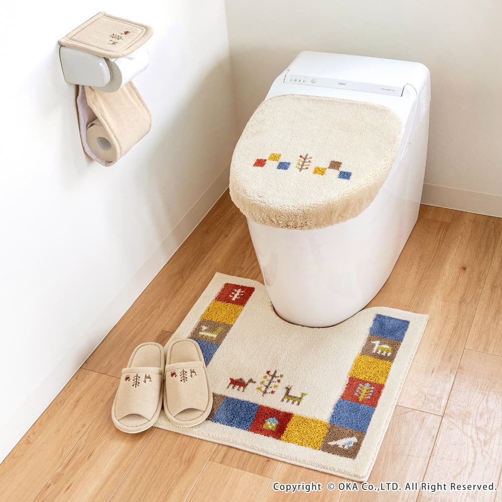 トイレマット 北欧 新品 4点セット高級 日本製 ベージュ 消臭 吸水 楽天市場】【最大2,000円OFFクーポン配布中】トイレマット おしゃれ