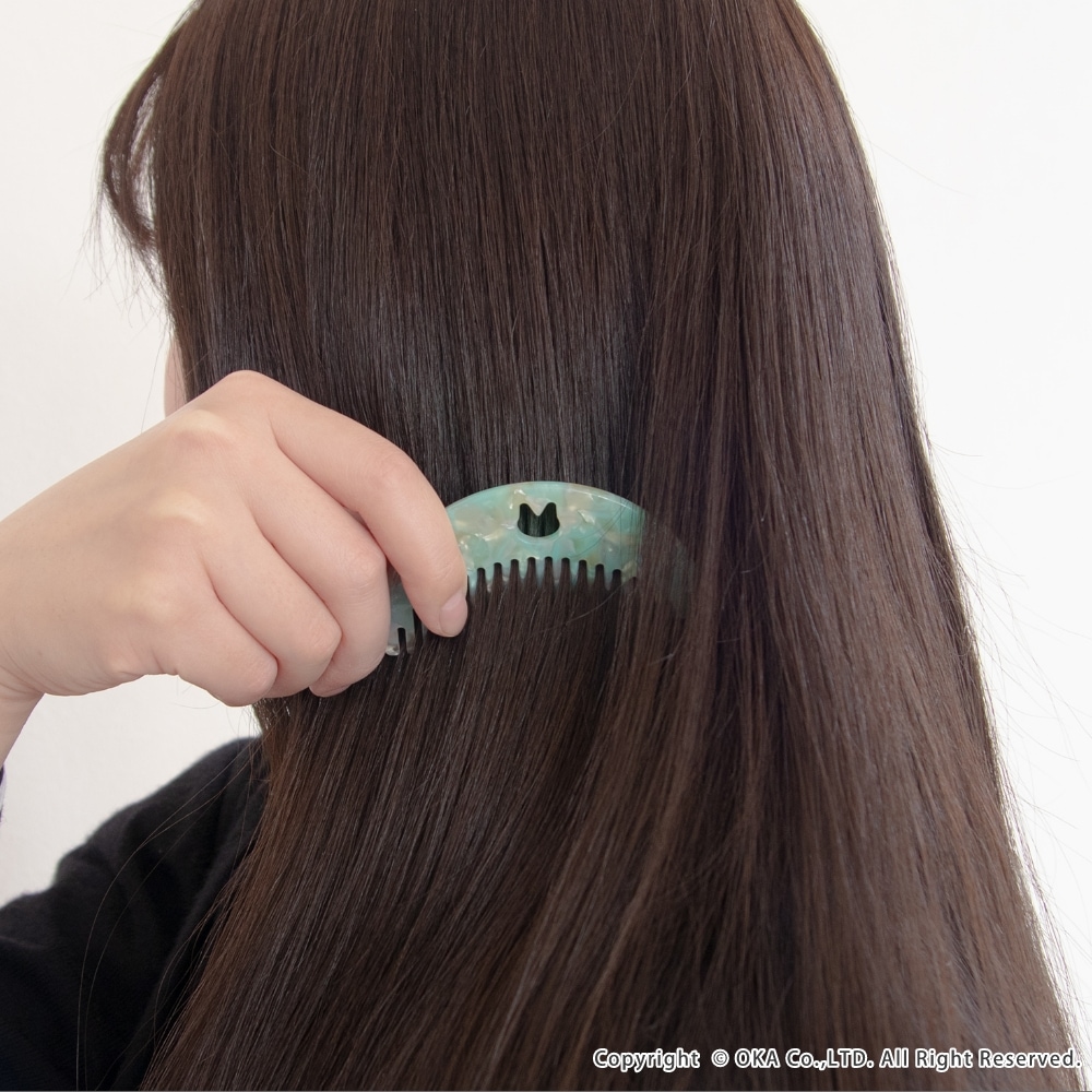 エクラ コンパクトコーム （ くし ヘアコーム ヘアくし ヘアケア 自然