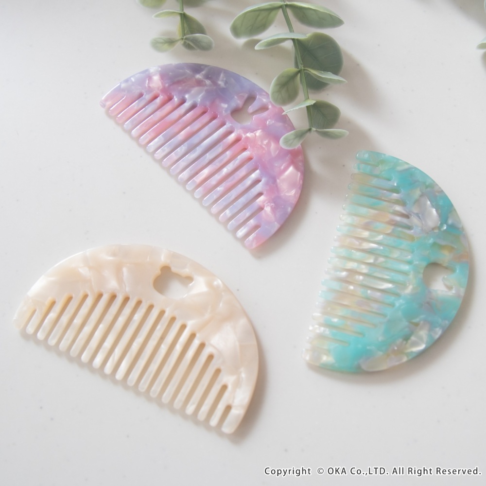 エクラ コンパクトコーム （ くし ヘアコーム ヘアくし ヘアケア 自然