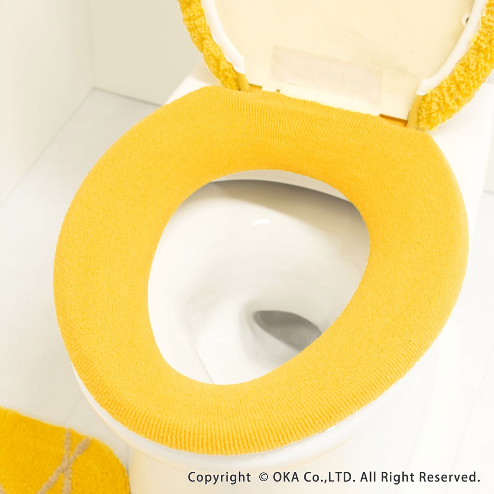 エトフ トォワ トイレ便座カバー O型 （ 洗える 風水 便座シート