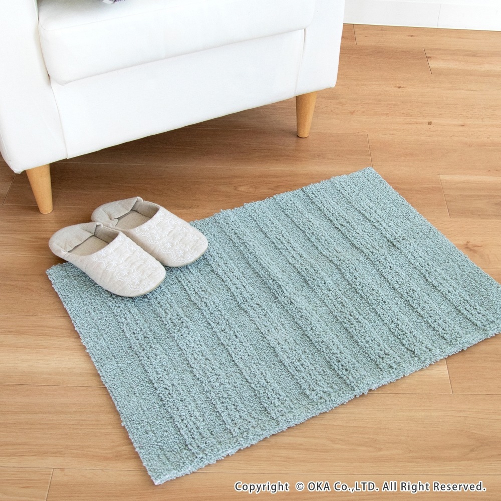 カララカ せんめんマット 約50cm×70cm （ 洗面マット ラグ 洗える 洗濯