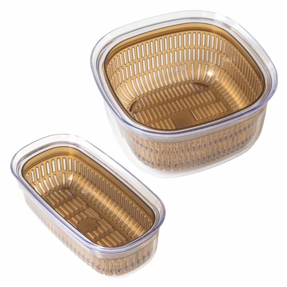 プリス ベジマジ あらう レギュラー+スリム セット （ フタ付 ザル