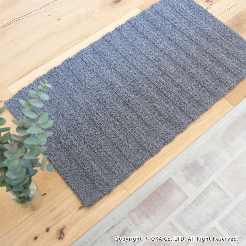 カララカ せんめんマット 約50cm×90cm （ 洗面マット ラグ 洗える 洗濯