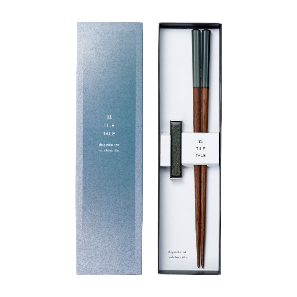 箸・箸置ギフトセット TILE TALEトムソン入 （ 日本製 お箸 箸置き