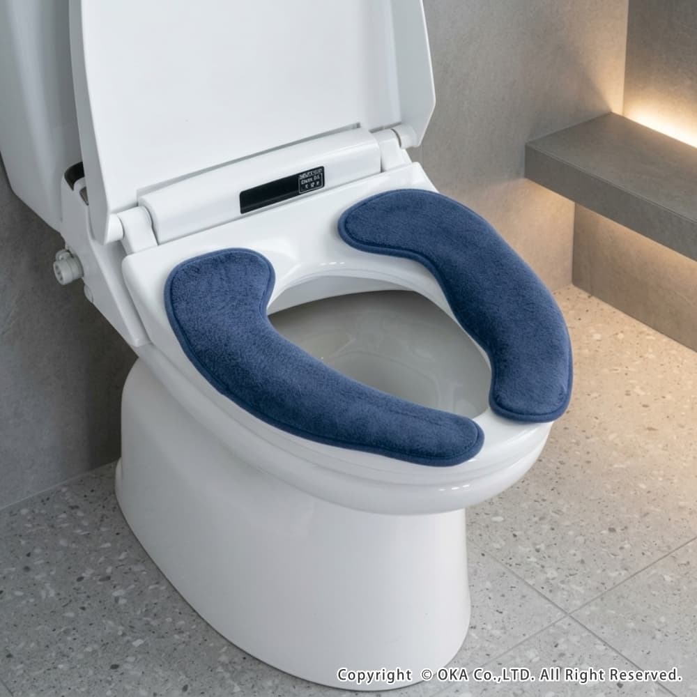 10枚セット】らくらく 便座クッション アンジェ （ ふかふか 厚手 便座