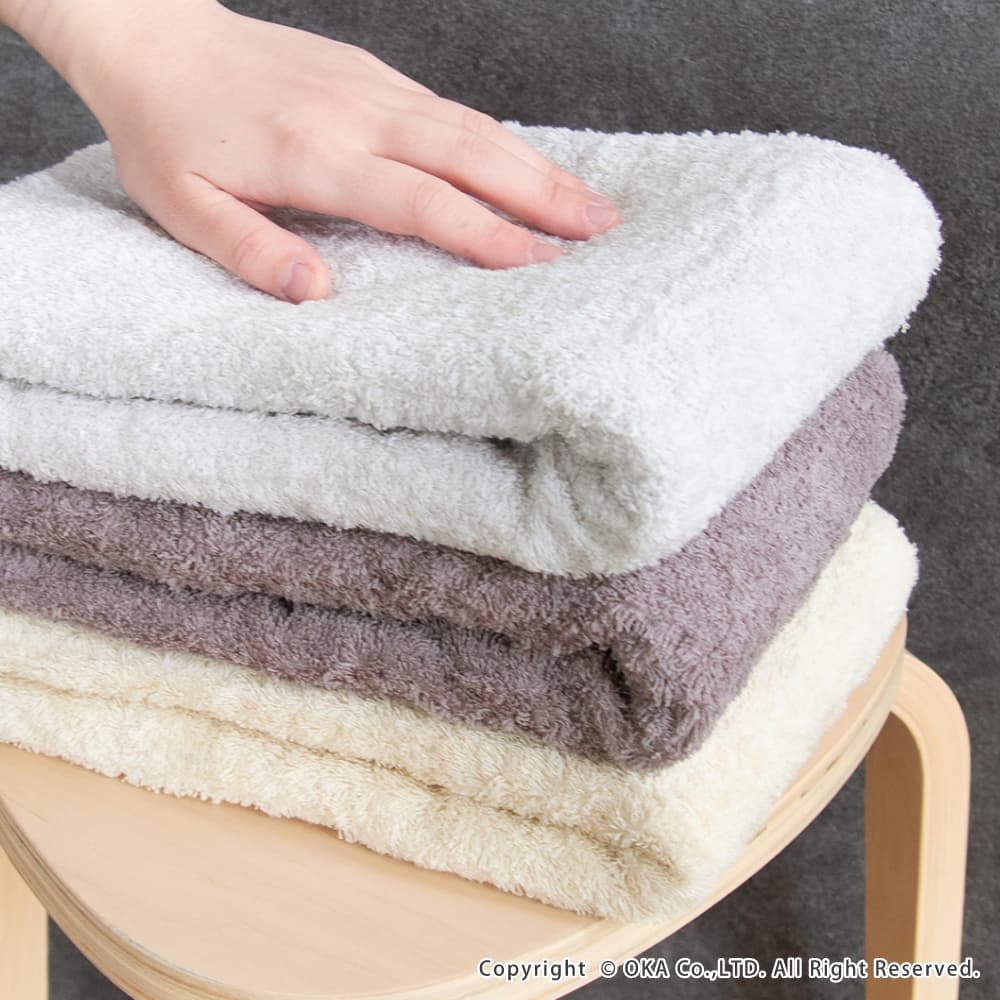 洗濯脱水するだけですぐ乾くタオル バスタオル 約60×120cm （ 吸水 速