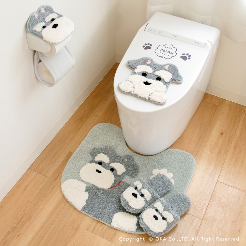 ファンディットアニマル トイレマット5点セット （ トイレマット