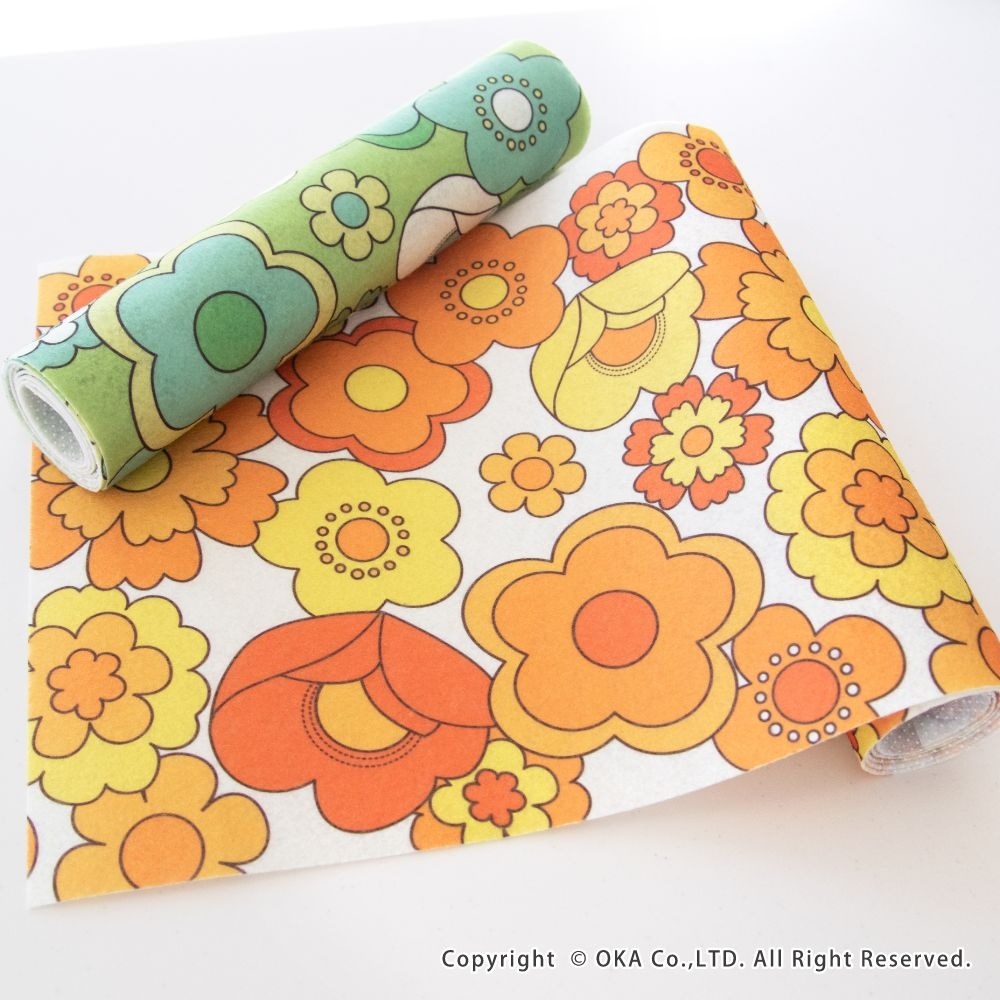 ルアンス 食器棚シート 約30×120cm （ レトロ デザイン 昭和レトロ