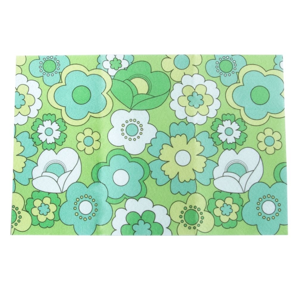 ルアンス 冷蔵庫シート 約30×45cm （ レトロ デザイン 昭和レトロ