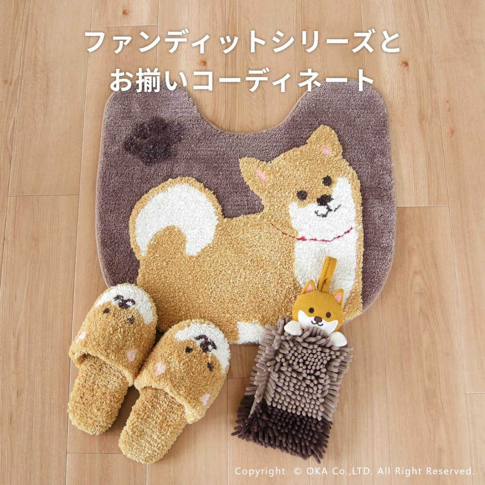 ファンディットアニマル モールタオル （ マスコット付 約13cm×36cm