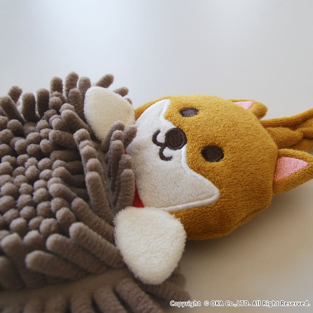 ファンディットアニマル モールタオル （ マスコット付 約13cm×36cm