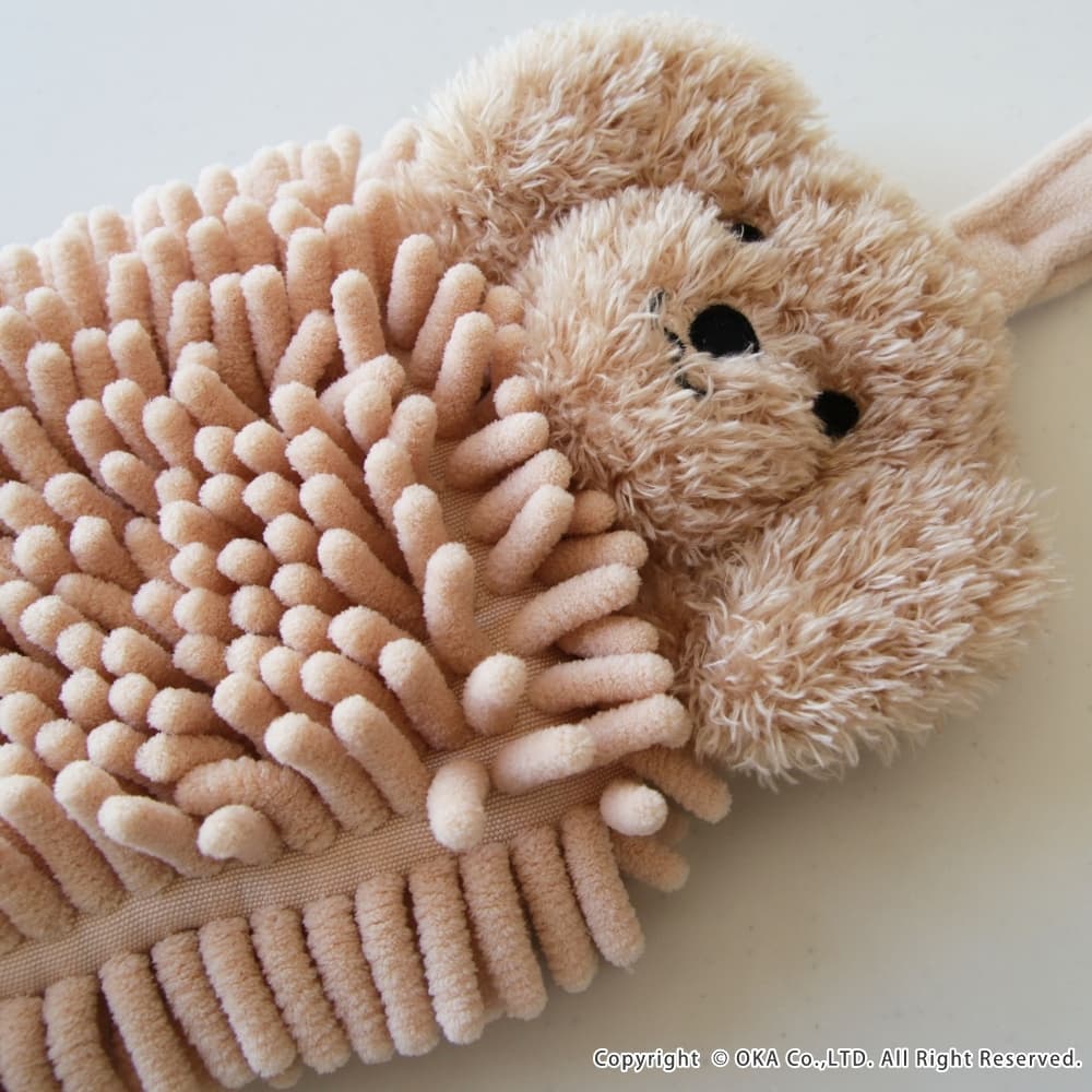 ファンディットアニマル モールタオル （ マスコット付 約13cm×36cm