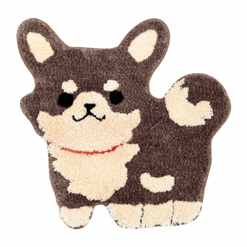 ファンディットアニマル アクセントマット （ 洗える ミニラグ 犬 ネコ