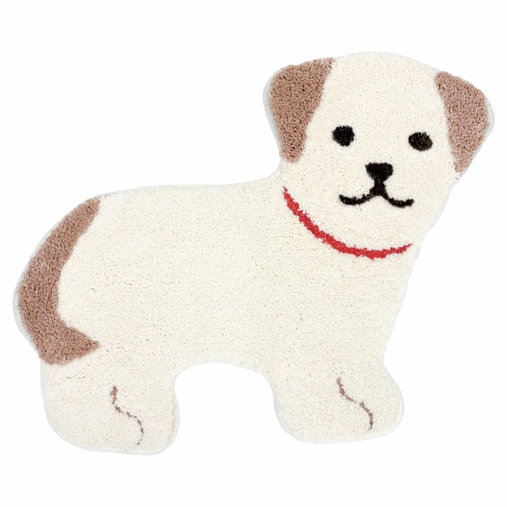 ファンディットアニマル アクセントマット （ 洗える ミニラグ 犬 ネコ