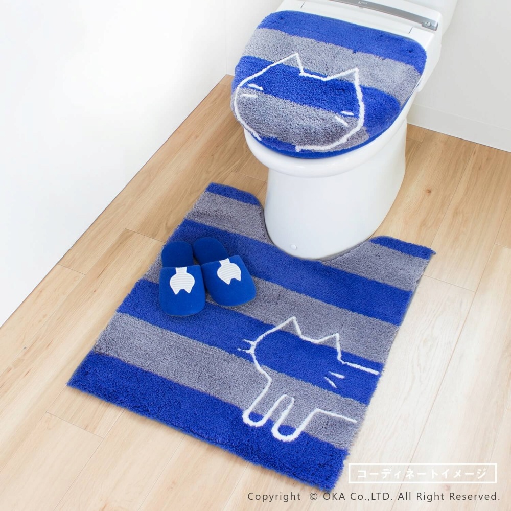 伊勢原ねこ様　①専用　透かしレンガ うちねこ トイレ3点セット （ロングトイレマット+トイレ