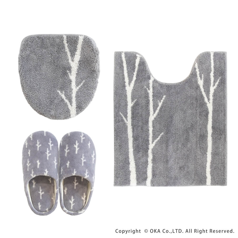 マトカ トイレ3点セット （ ロングトイレマット+トイレ