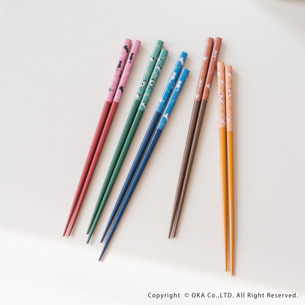 猫箸 田中箸店 箸 名入れ 食洗機対応 木製 猫 おしゃれ 抗菌 お箸 日本製