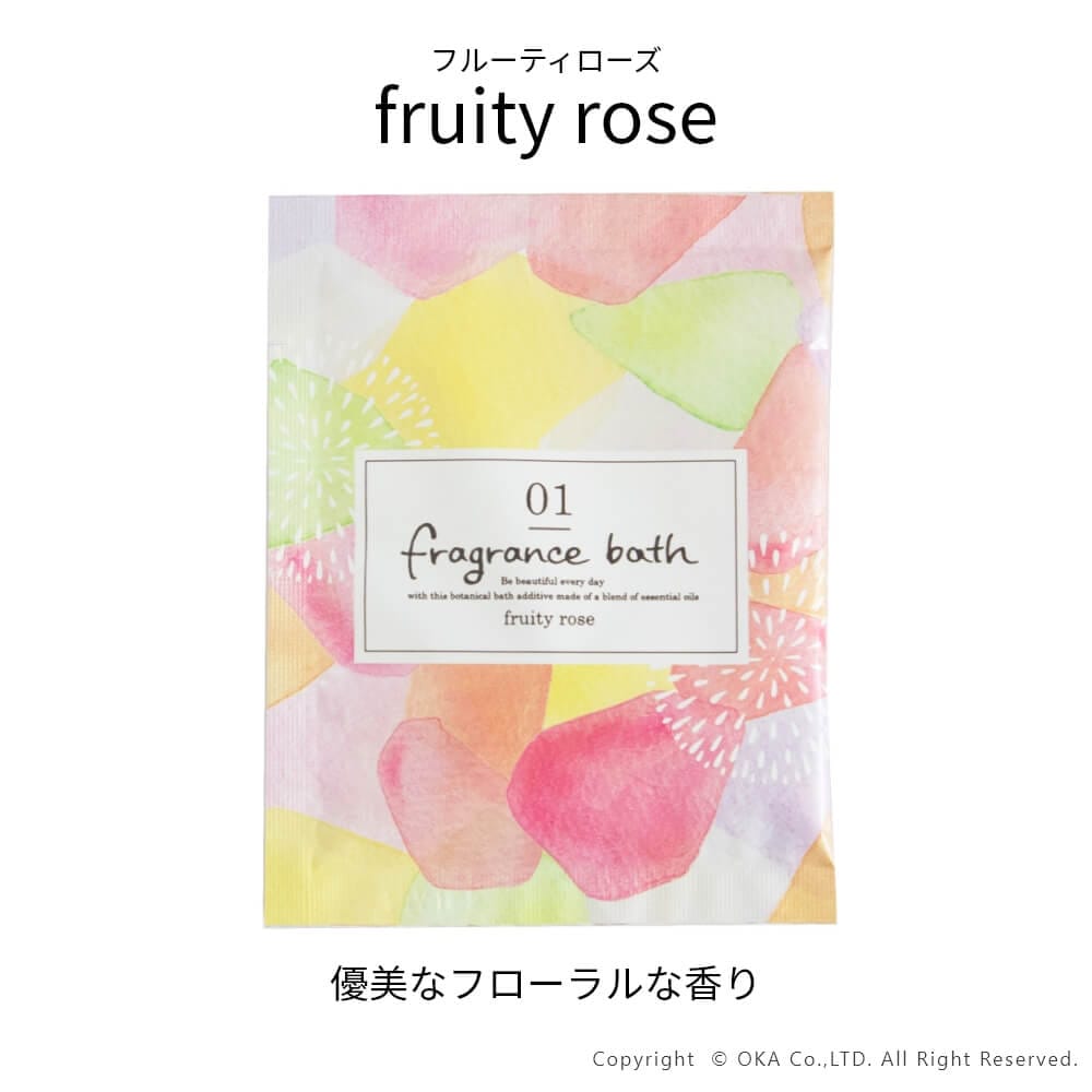 フレグランスバスシリーズ フレグランスバス （ 入浴剤 3種類のフレグランス 30g プチギフト