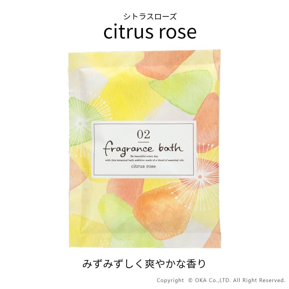 フレグランスバス （ 入浴剤 3種類のフレグランス 30g プチギフト