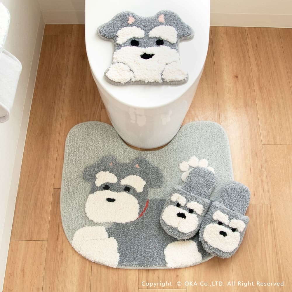 ファンディットアニマル トイレマット3点セット （ トイレマット+