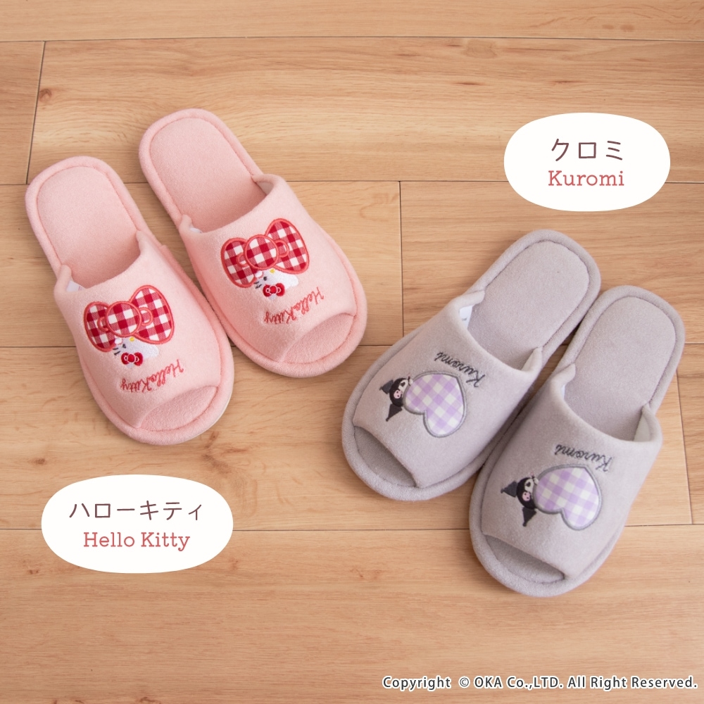 サンリオキャラクターズ シュシュ スリッパ （ 洗える 室内用 ルーム