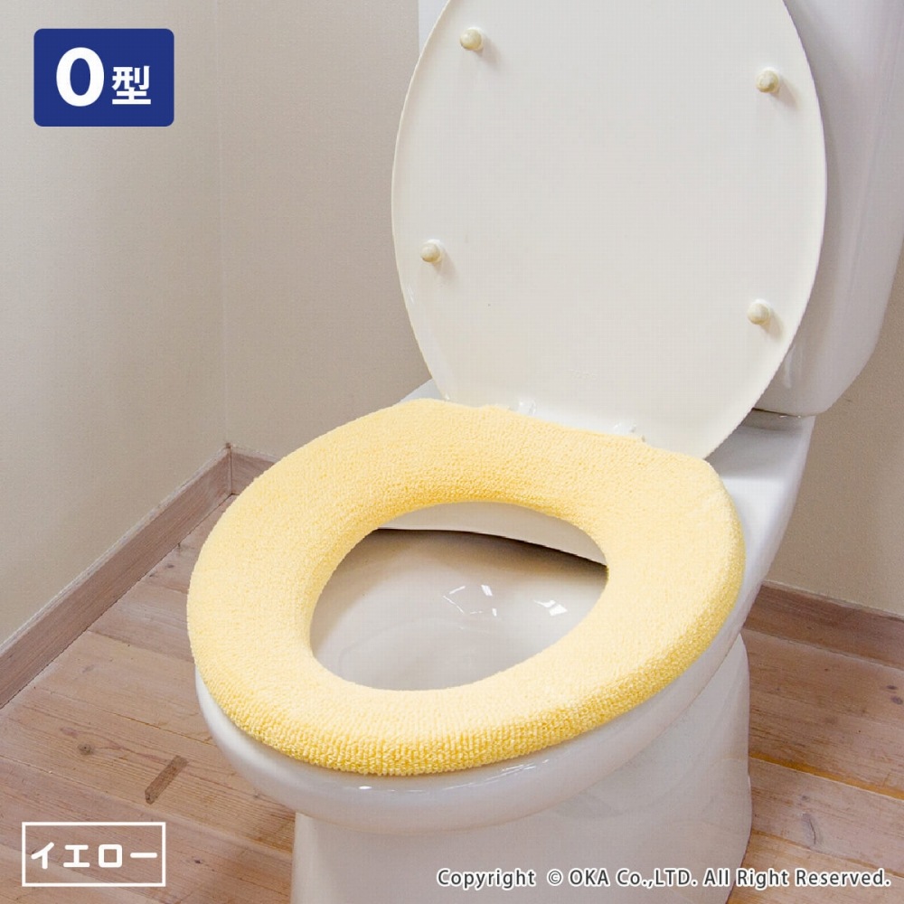 やわらか便座サンク トイレ便座カバー O型 （ 洗える 便座シート 厚手