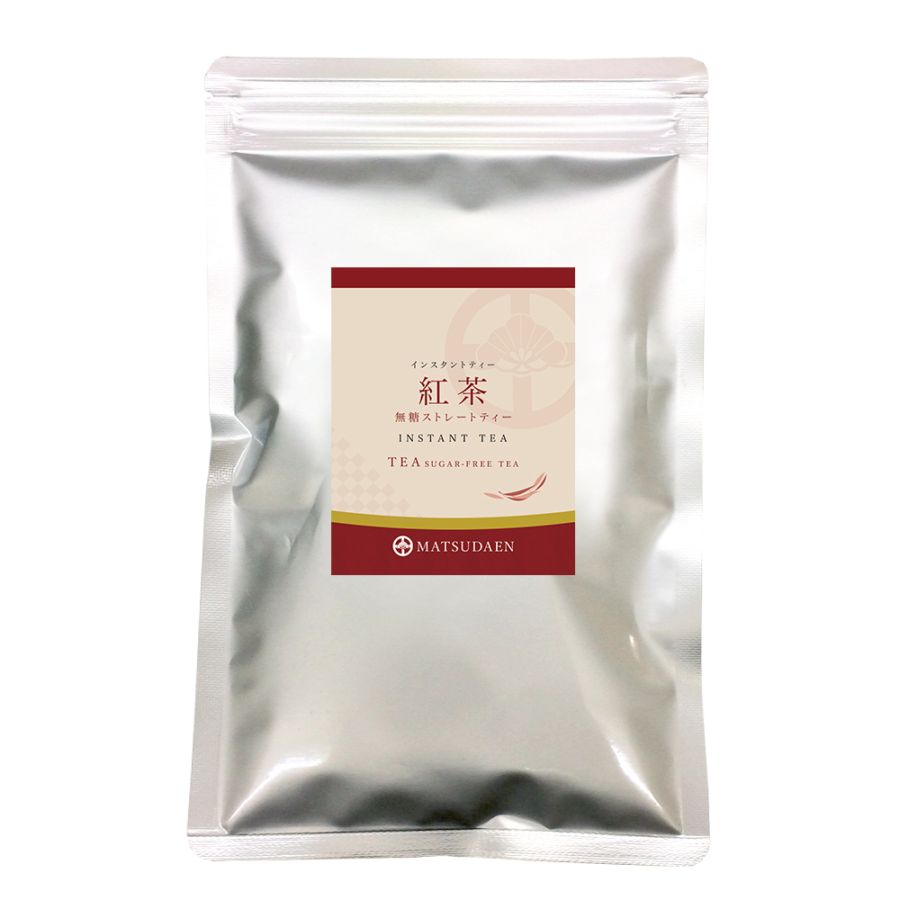 松田園（MATSUDAEN）インスタント紅茶 無糖 ストレートティー 粉末茶 パウダー茶 さっと溶ける 業務用 給茶機対応 国内生産 インスタント茶