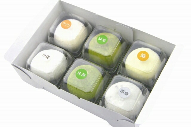 松田園(MATSUDAEN)抹茶クリーム大福 6個入セット スイーツ お菓子 和菓子 大福 抹茶大福
