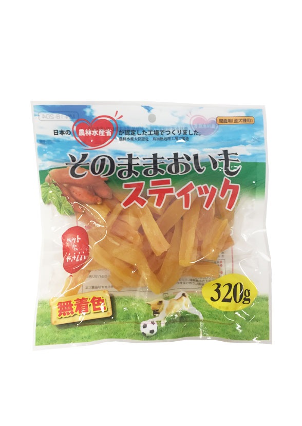 愛犬用スナック　そのままおいもスティック（320g）