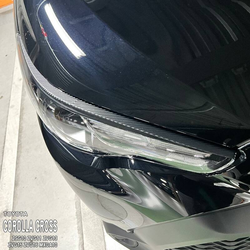 松印 アイラインフィルム カローラランクス E120 前期 鏡面重ね貼りカラー：鏡面シルバー+クリアディープピンク代引き可 | 松印 アイラインフィルム カローラランクス E120 前期