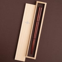 七角 拭漆 サティーネ 22cm 桐箱入